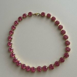 Pink rhinestone necklace 🩷